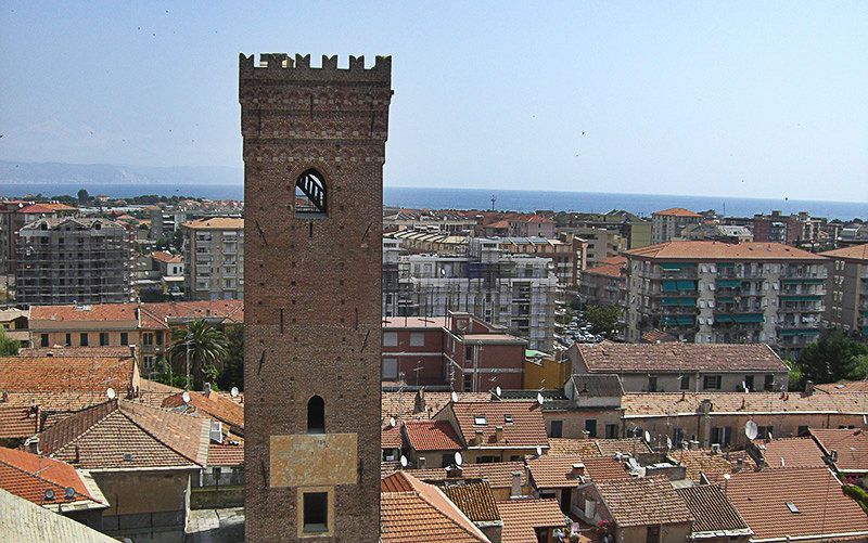 View of the town center of Albenga