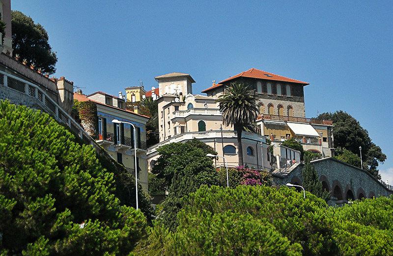 A beautiful view of the houses in Celle Ligure