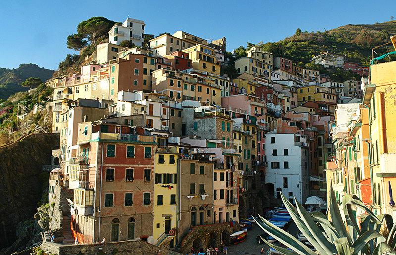 Colorful houses of Riomaggiore in Cinque Terre