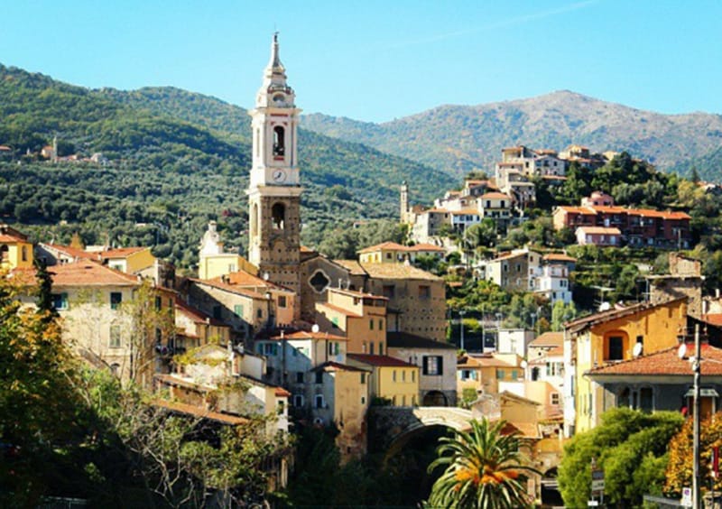 A view of a holiday destination Dolcedo in Liguria