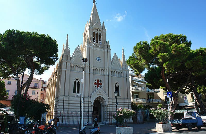 Church of Ave Maris Stella in the center of Imperia