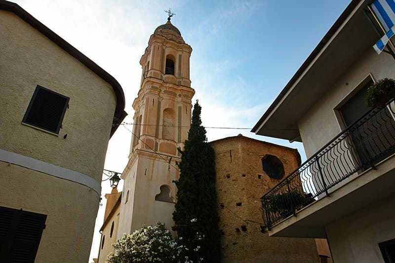 A beautiful church in Riva Ligure