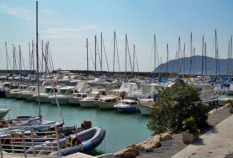 A beautiful port of San Bartolomeo al Mare